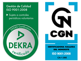 Empresa certificada conforme a la norma ISO 9001:2008